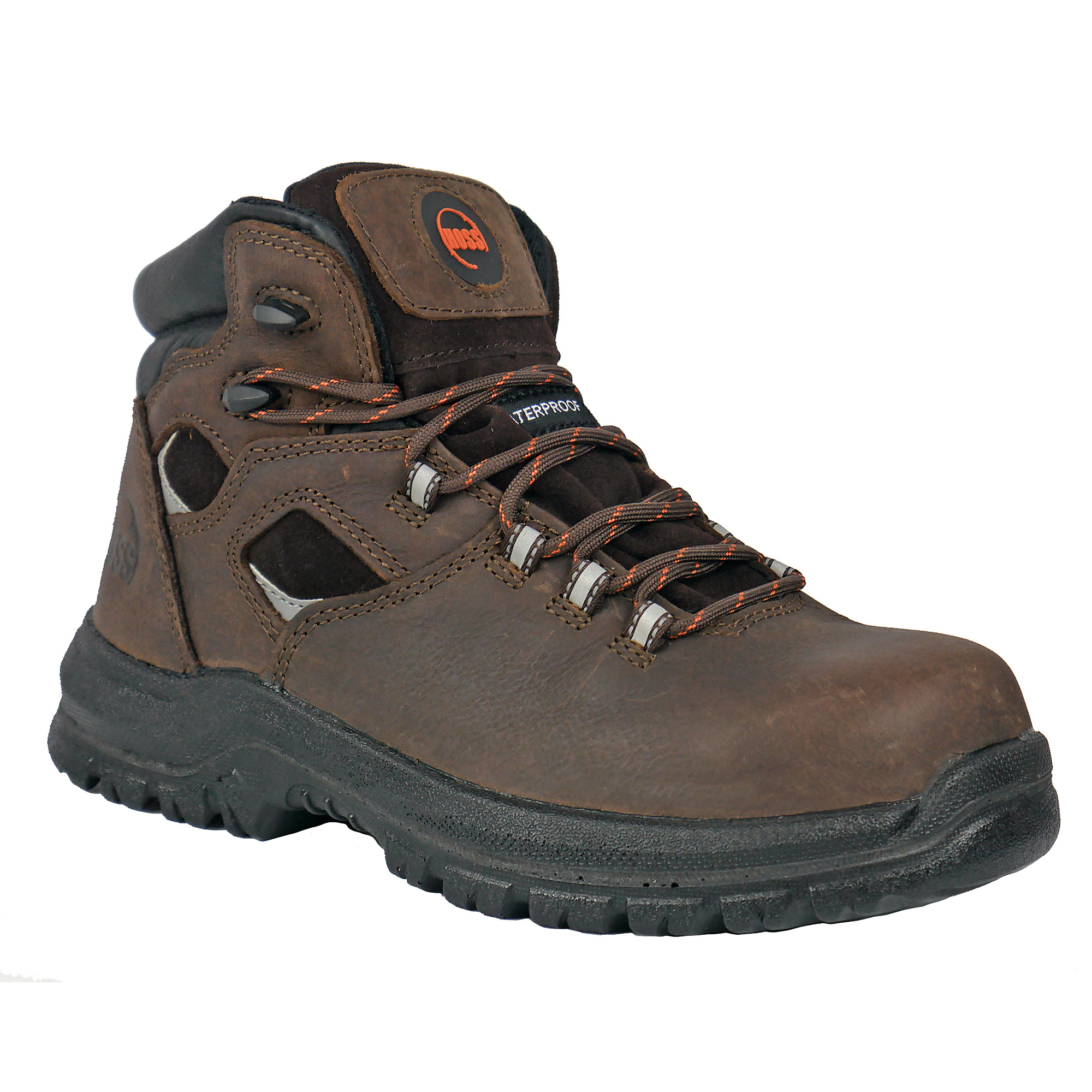 HOSS Composite Toe, Leather Upper, Reflective Lace Loop